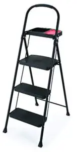 Rubbermaid RMS-3T 3-Step Stool with Project Tray