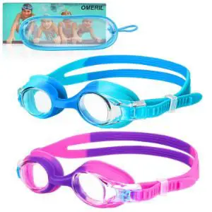 OMERIL Kids 2 Pack Swim Goggles