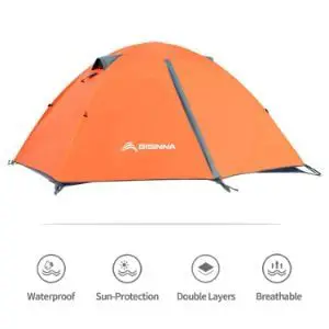 BISINNA 2 Person Lightweight Backpacking Tent