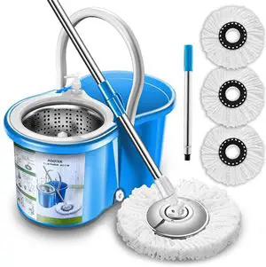 Aootek Stainless Steel Deluxe 360 Spin Mop