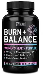 Zeal Naturals Burn Balance Women's Health Complex