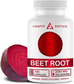 Cooper Biotech Organic Beet Root Nitric Oxide Supplement