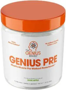 Genius Brand Pre Workout Powder Supplement