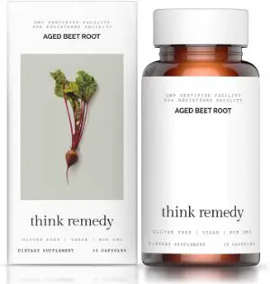 Think Remedy Aged Beet Root Organic Nitric Oxide Supplement