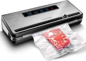 Upgraded Vacuum Sealer Machine, Toyuugo Automatic Vacuum Air Sealing System and One Roll Starter Kit