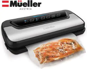 Vacuum Sealer Machine By Mueller For Food Preservation w/Starter Kit