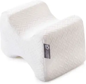 5 Stars United Store Knee Pillow for Side Sleepers Memory Foam Wedge Contour