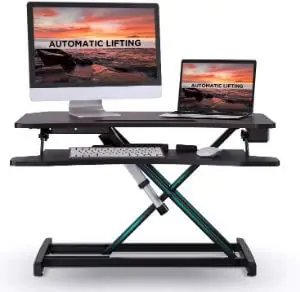 ABOX Electric Powered Lifting Standing Desk Converter