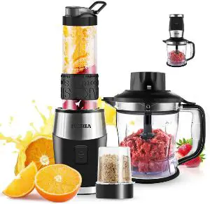 FOCHEA 3 In 1 Blender and Food Processor Combo