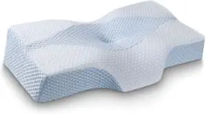 Mkicesky Side Sleeper Contour Memory Foam Pillow, Orthopedic Pillow