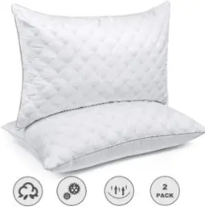 SORMAG Bed Pillows for Sleeping Set of 2 Gel Pillows