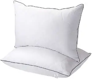 Sable King Size Pillows, Luxury Down Alternative Pillow with Plush Fiber Fill