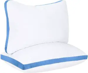Utopia Bedding Gusseted Pillow, 2-Pack, Premium Quality Bed Pillows